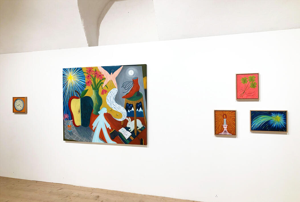 Installation view, Forbidden Outrageous Red, HAA Gallery 2023